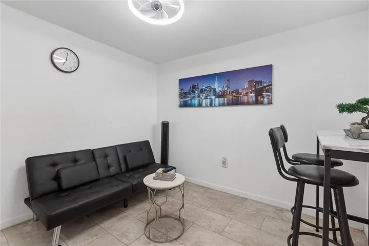 In Law suite Kitchen Living area
