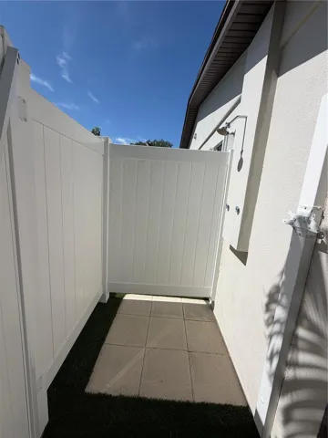 outside shower