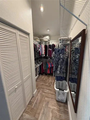 Primary walk in closet