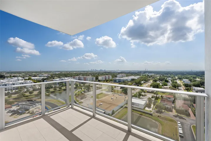 Bedroom 3 Balcony with city views