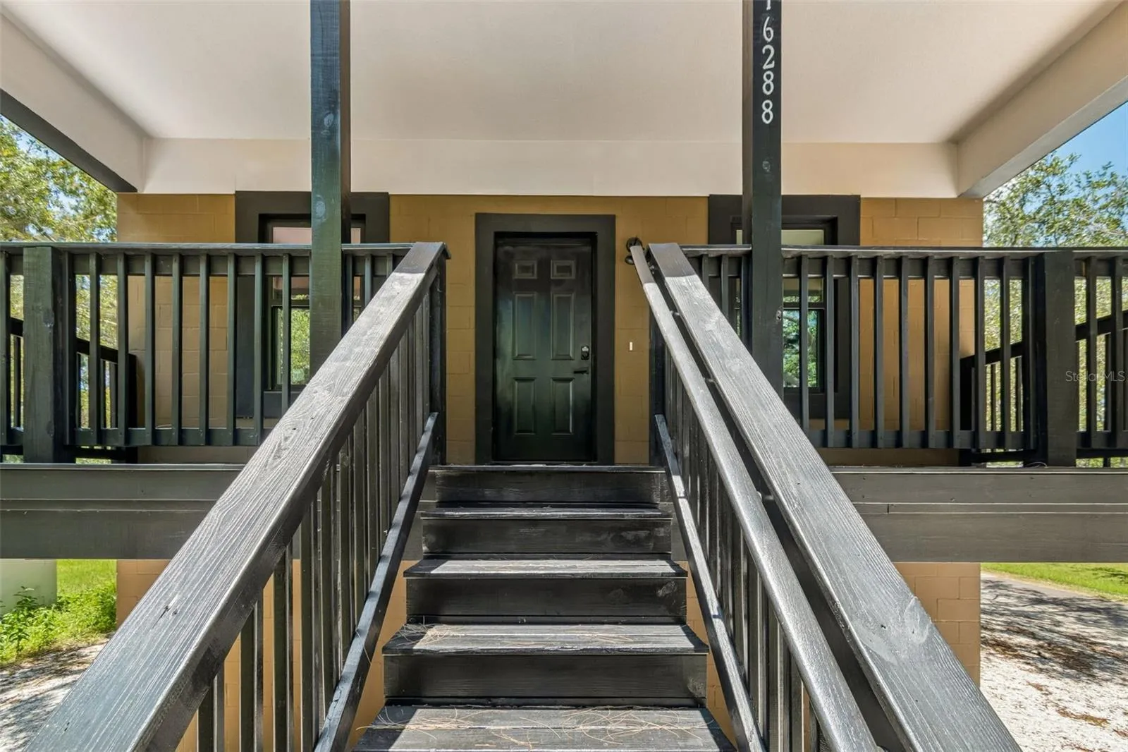 Front entrance stairs