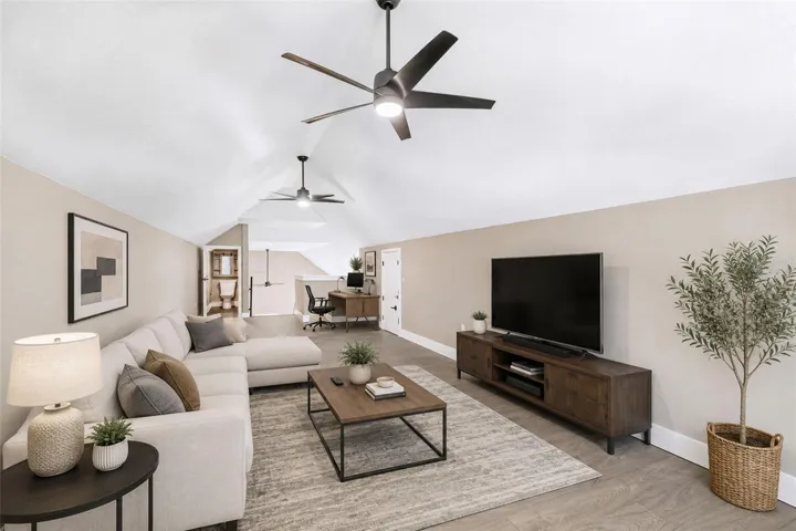 Third level bonus room virtually staged