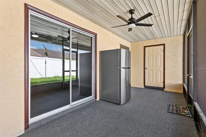 Rear Covered Screened Porch