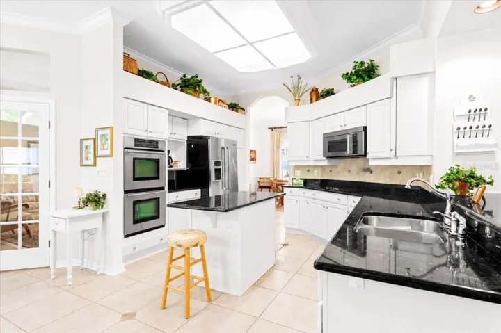 Kitchen with double ovens