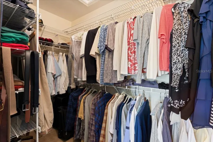 Walk-in closet in Primary Bedroom