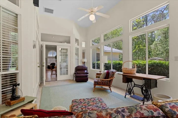 Entrance to Florida Room from Kitchen and Primary Bedroom
