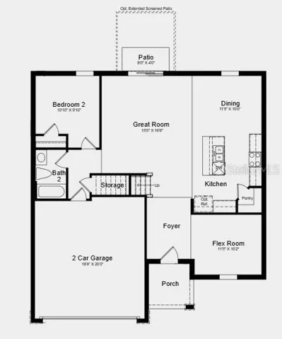 Floor 1 - Additional Highlights Include: extended LVP flooring on 1st floor, whole house blinds, and all appliances included