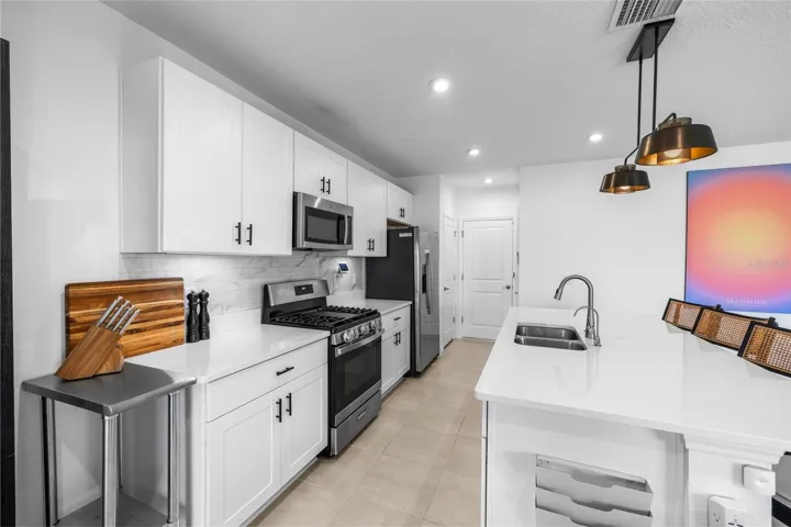 Kitchen with Stainless Steel Appliances