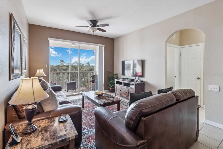 Another view of living area showing natural light.