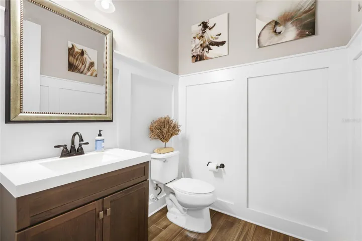 Downstairs half bath
