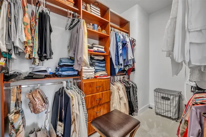 Second Floor primary closet