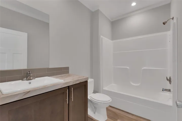 Fresh and inviting second bathroom