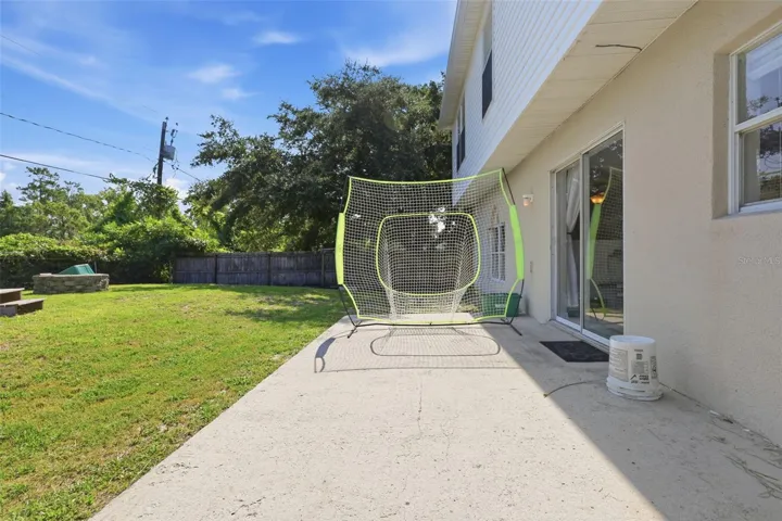 Back patio