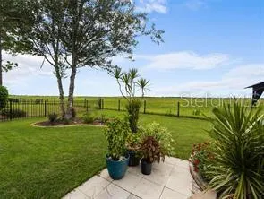 Fenced in back yard