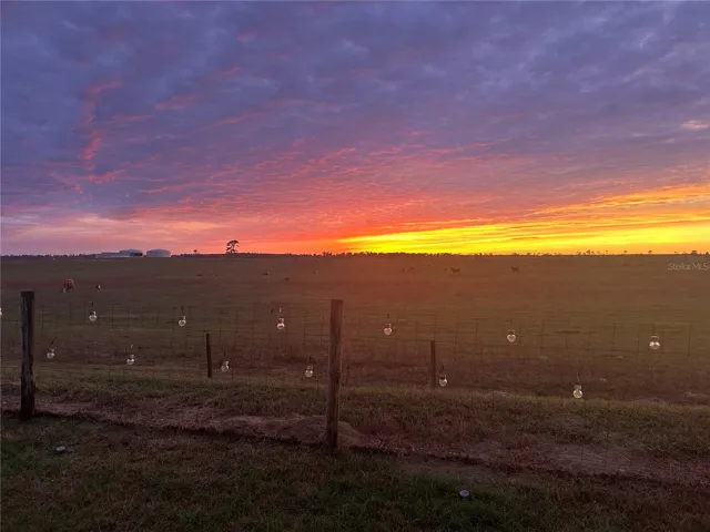 Sunset from the backyard