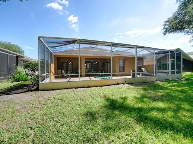 Another view of the backyard
