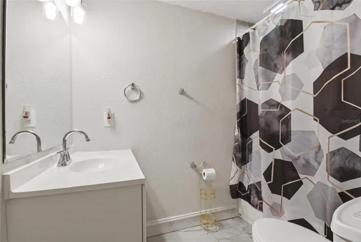 Bathroom with tub/shower combo