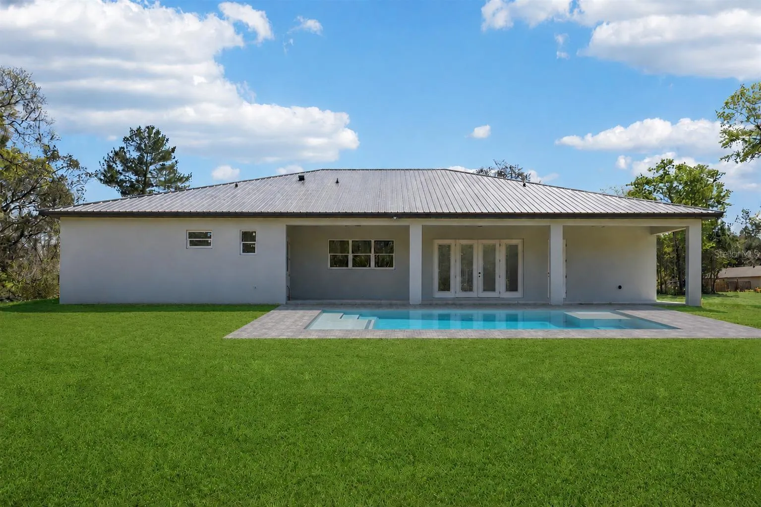 virtual view of pool if installed