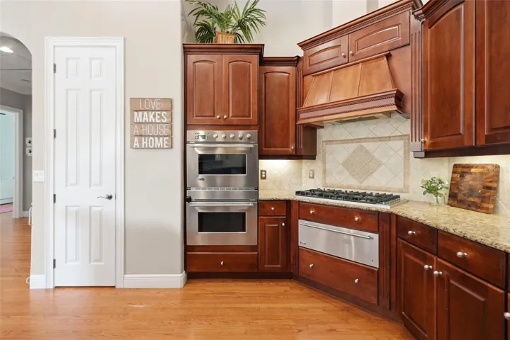 Kitchen with walk-in pantry