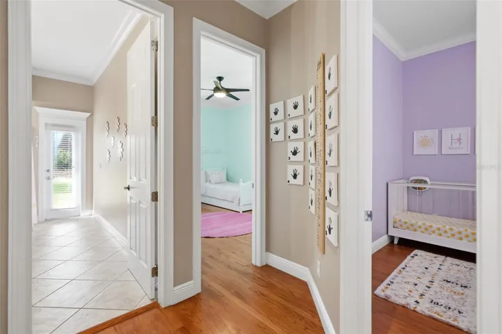Bedroom 3 and 4 with pool bathroom