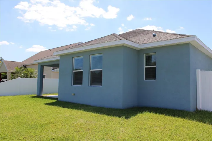 Rear of house