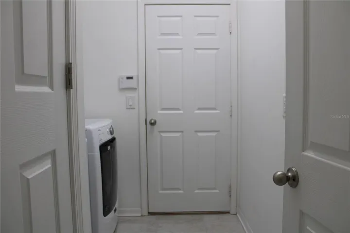 Inside utility room