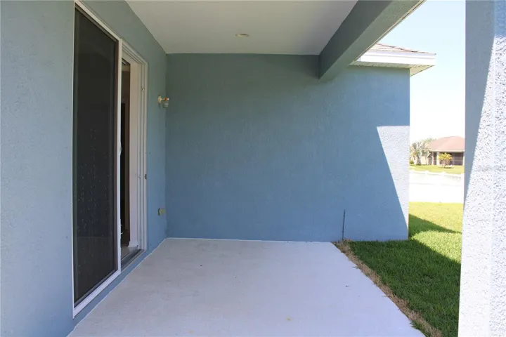 Back patio