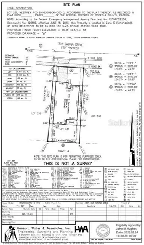 5454 Isla Saona Drive Preliminary Plot Plan