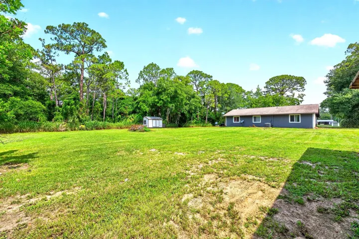 Expansive open green space.