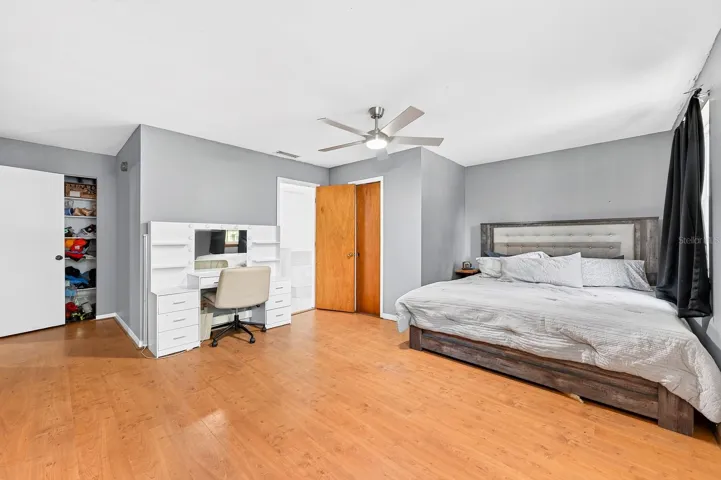 Spacious primary suite.