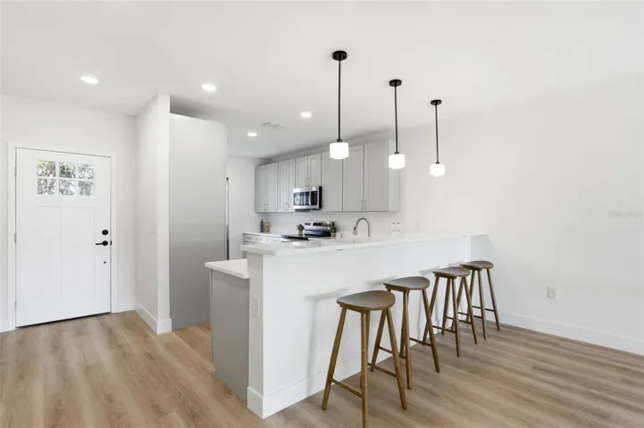 Open kitchen and living layout, ideal for buyers looking for a new home instead of an older resale.