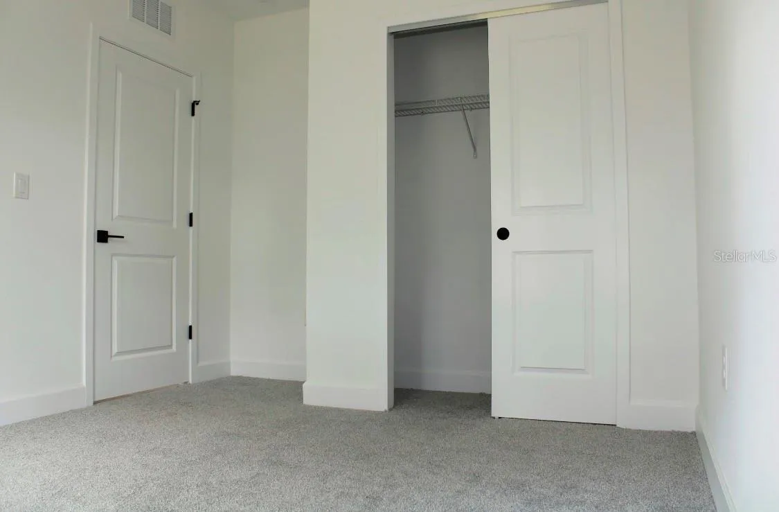 Bedroom and closet