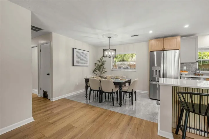 Combo Dining/kitchen/living room