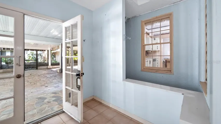 French Doors to Pool