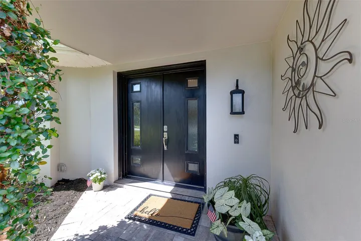 Front exterior door