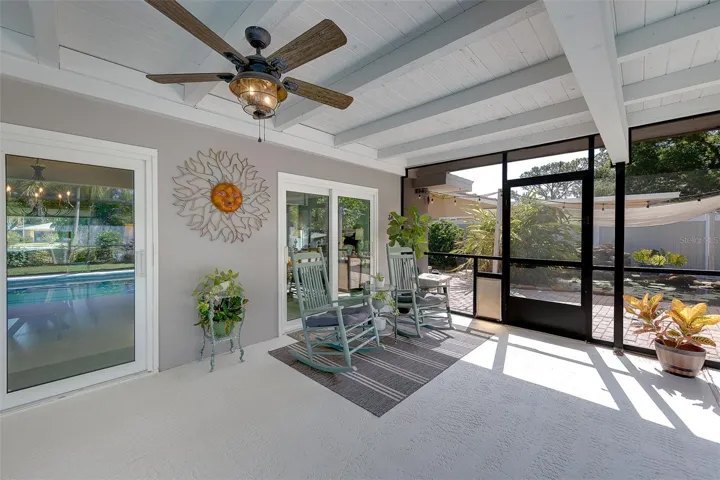 2nd screen door that leads to the yard