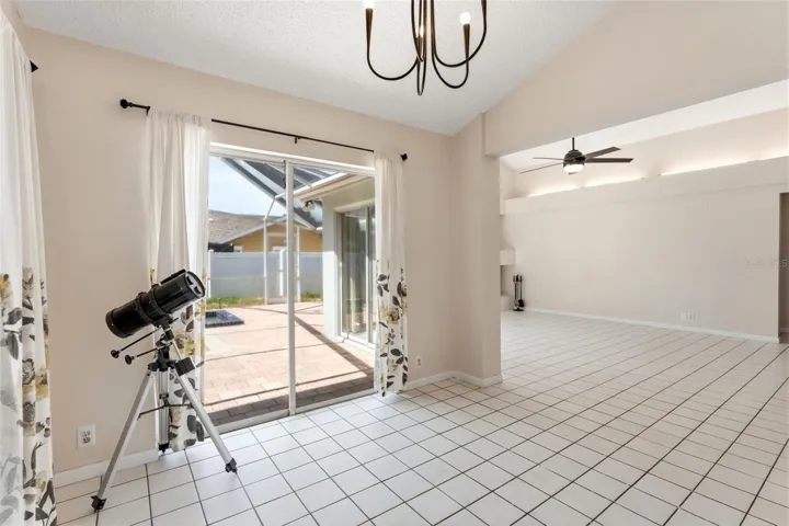 Living Room Overlooking Back Patio