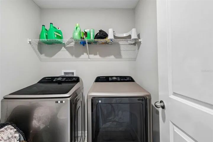 Washer and dryer included