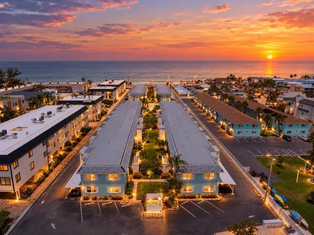Just steps away from the most beautiful sunsets in Florida.
