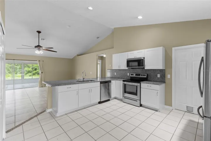 Open Renovated Kitchen