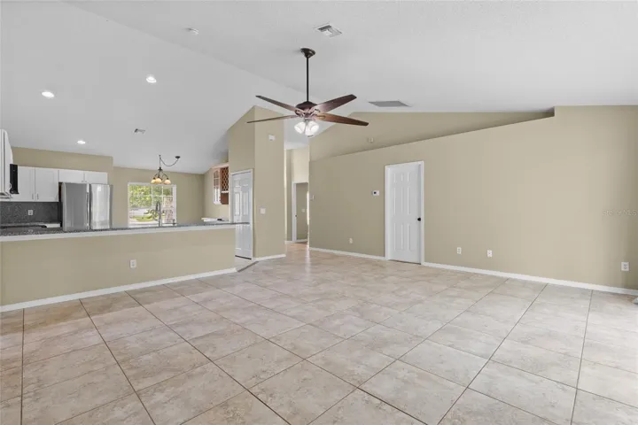 Open living room