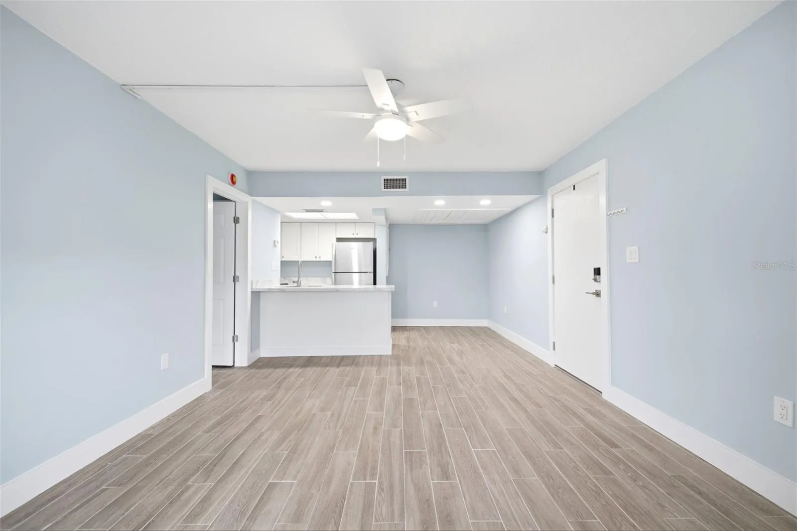 View of Kitchen from Living Room