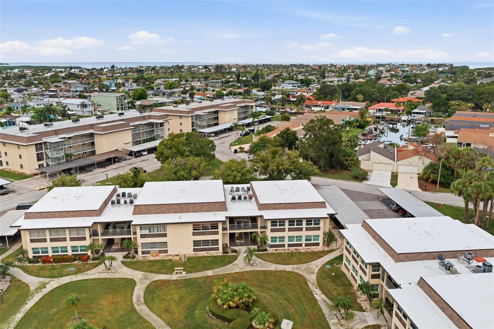 Aerial View of Building