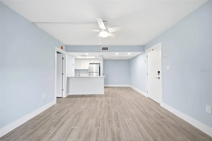 View of Kitchen from Living Room