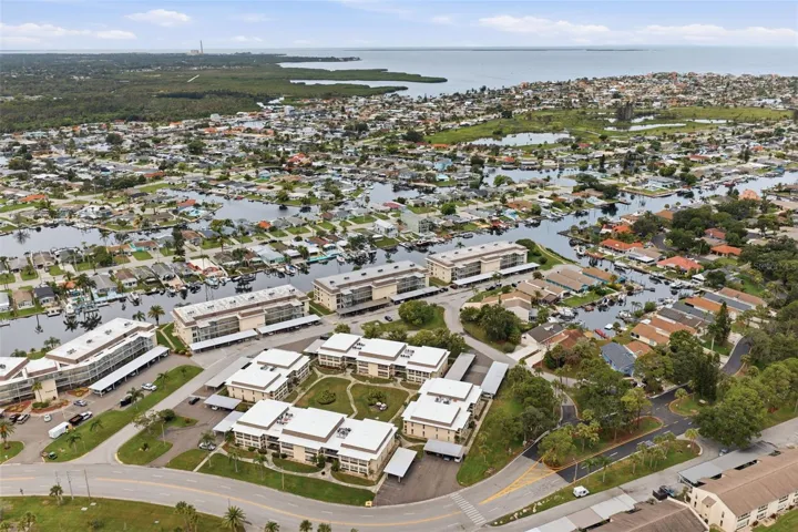 Aerial View of Area all the Way to Gulf
