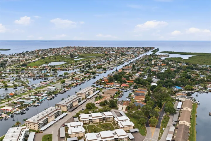 Aerial View of Area all the Way to Gulf