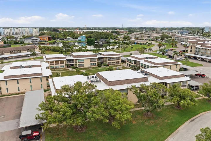 Aerial View of Building T and Carport