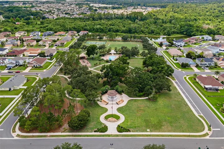 10 acres private community park in middle of community.