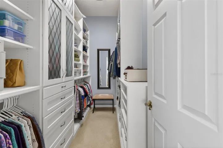 PRIMARY WALKIN CUSTOM CLOSET