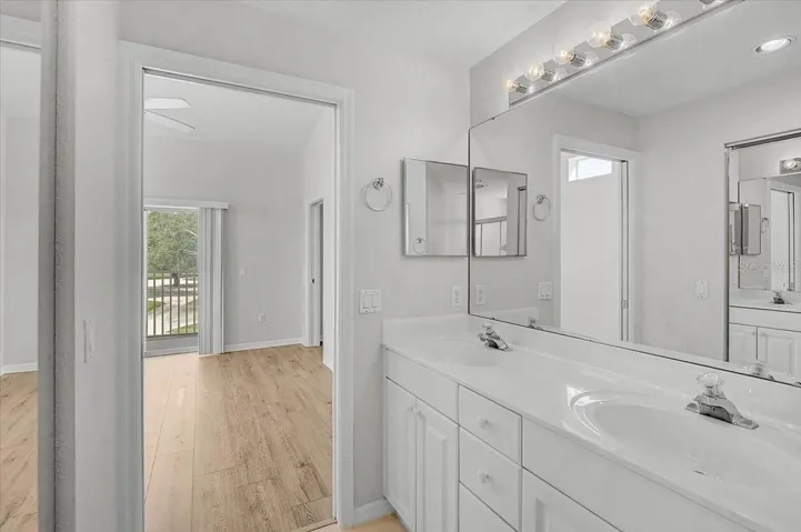 Double sinks and vanities
